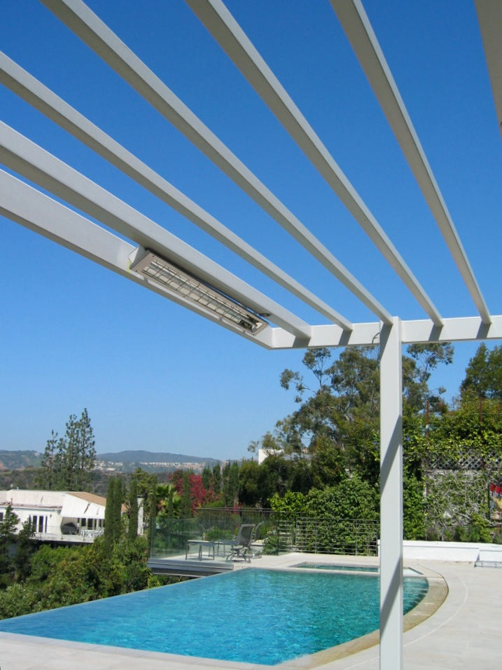 Infratech SL40 4kW Heater Brushed Stainless | Outdoor Heating NZ | Infratech NZ | electric,heater,outdoor,SL-heater,wall mount | Outdoor Concepts