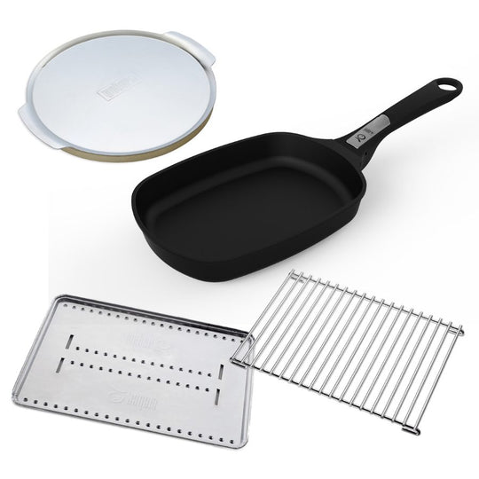 Weber Essentials Pack Baby Q | BBQs Accessories NZ | Weber NZ | Accessories,cooking surface | Outdoor Concepts