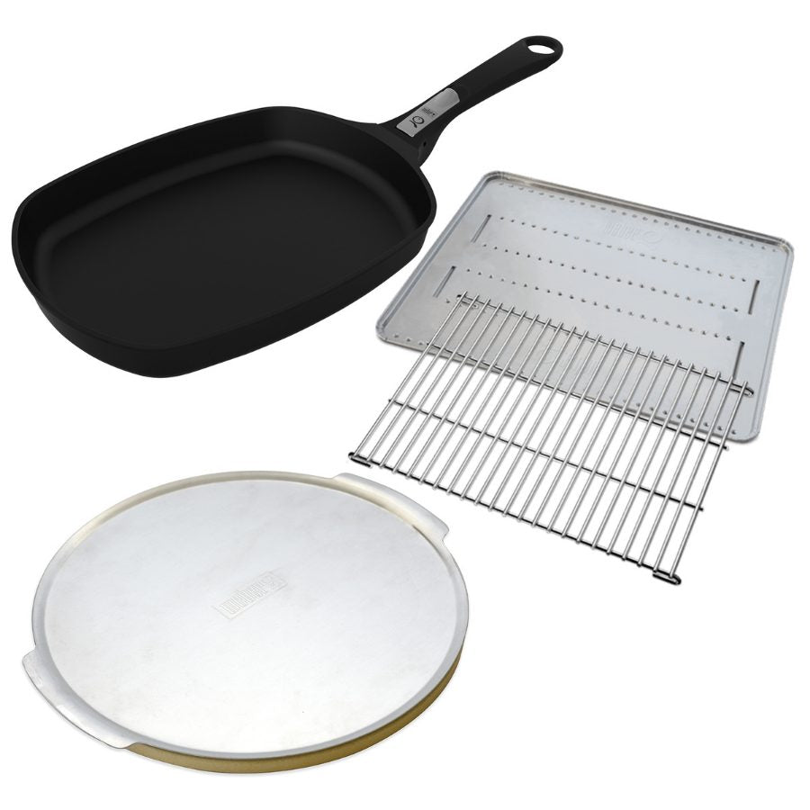 Weber Essentials Pack Family Q | BBQs Accessories NZ | Weber NZ | Accessories,cooking surface | Outdoor Concepts