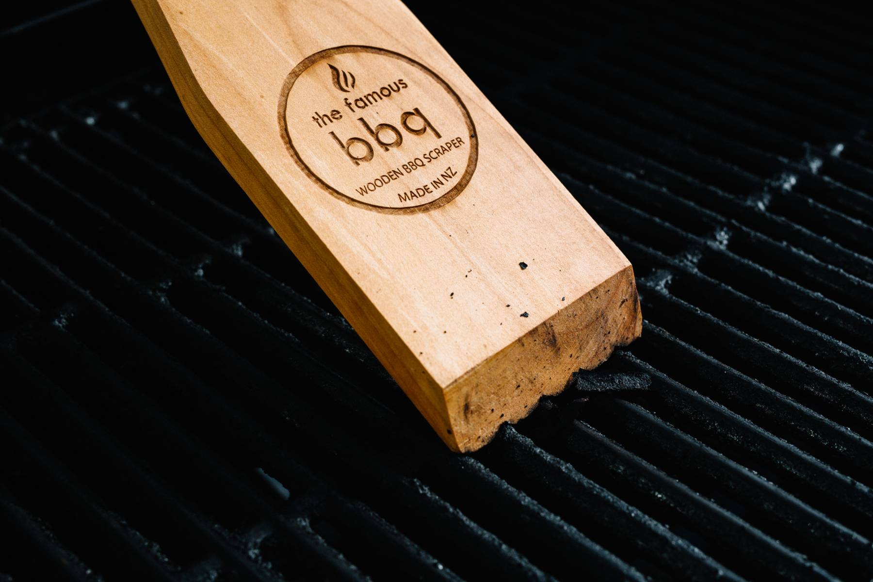The Famous BBQ Wooden BBQ Scraper | BBQ Oven & Grill Cleaners NZ | The Famous BBQ NZ | Accessories,BBQ Accessories,BBQ Tools,cleaning | Outdoor Concepts