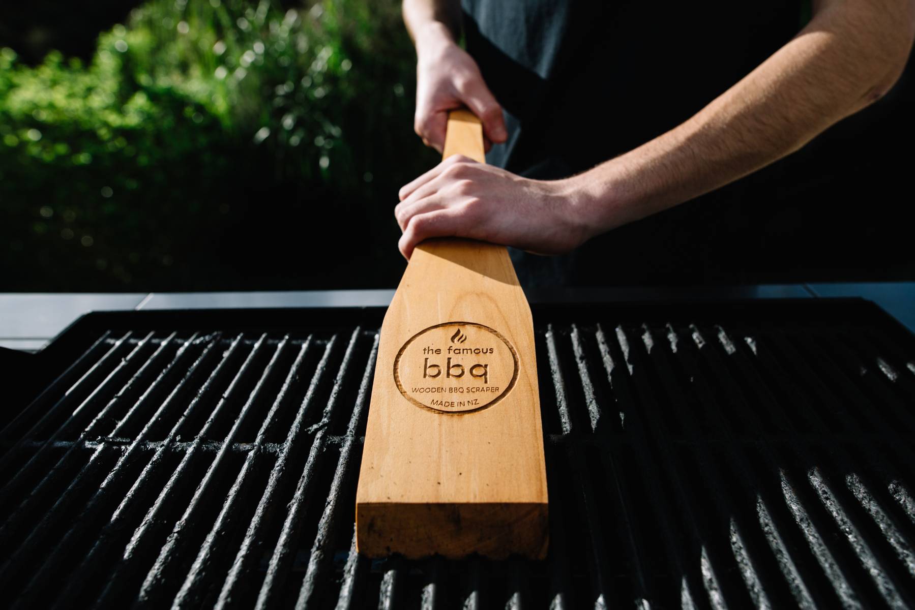 The Famous BBQ Wooden BBQ Scraper | BBQ Oven & Grill Cleaners NZ | The Famous BBQ NZ | Accessories,BBQ Accessories,BBQ Tools,cleaning | Outdoor Concepts