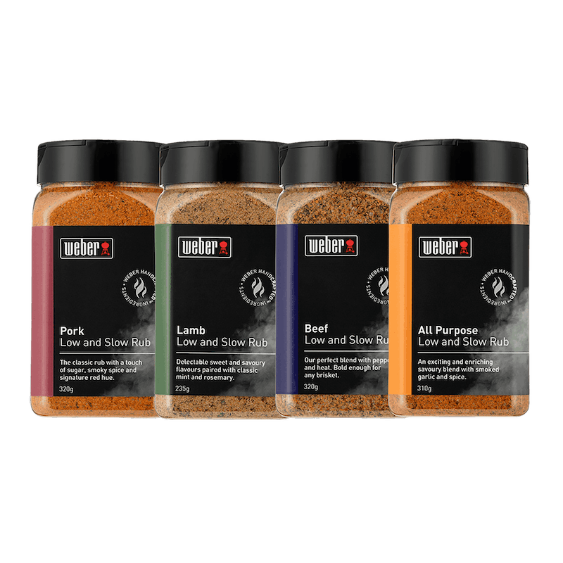 Weber 4pk of Rubs | BBQ Rubs & Sauces NZ | Weber NZ | Accessories,BBQ Accessories | Outdoor Concepts