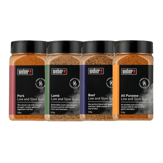 Weber 4pk of Rubs | BBQ Rubs & Sauces NZ | Weber NZ | Accessories,BBQ Accessories | Outdoor Concepts