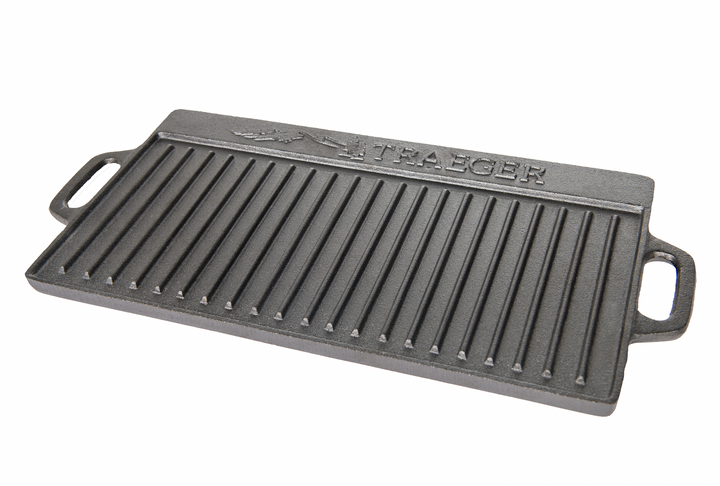 Traeger Cast Iron Reversible Griddle | BBQ Hotplates, Griddles, Racks & Baskets NZ | Traeger NZ | Accessories, BBQ Accessories, cooking surface | Outdoor Concepts