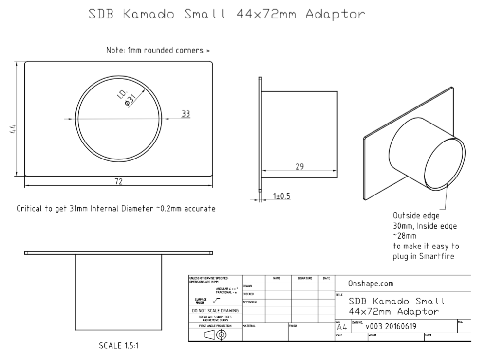 Smartfire Kamado Adaptor | BBQ Components NZ | Smartfire NZ | Accessories,BBQ Accessories | Outdoor Concepts