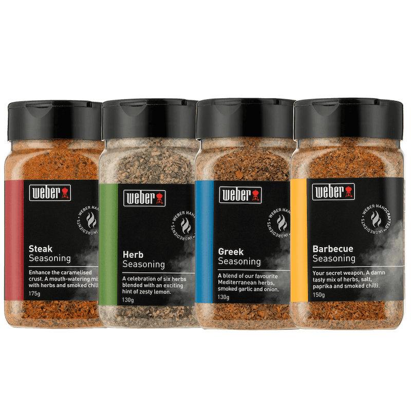 Weber 4pk of Seasonings (mixed) | BBQ Rubs & Sauces NZ | Weber NZ | Accessories,BBQ Accessories | Outdoor Concepts