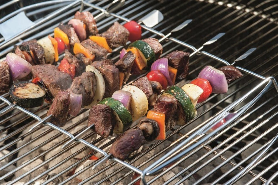 Weber Kabob Set | BBQ Hotplates, Griddles, Racks & Baskets NZ | Weber NZ | Accessories,BBQ Accessories,cooking surface | Outdoor Concepts