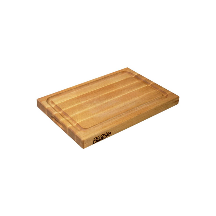 Boos Block Reversible Maple Wood Edge Grain BBQ Cutting Board with Juice Groove - 46cm x 31cm | Cutting Boards NZ | John Boos & Co. NZ | Accessories, BBQ Accessories, Cutting Board | Outdoor Concepts