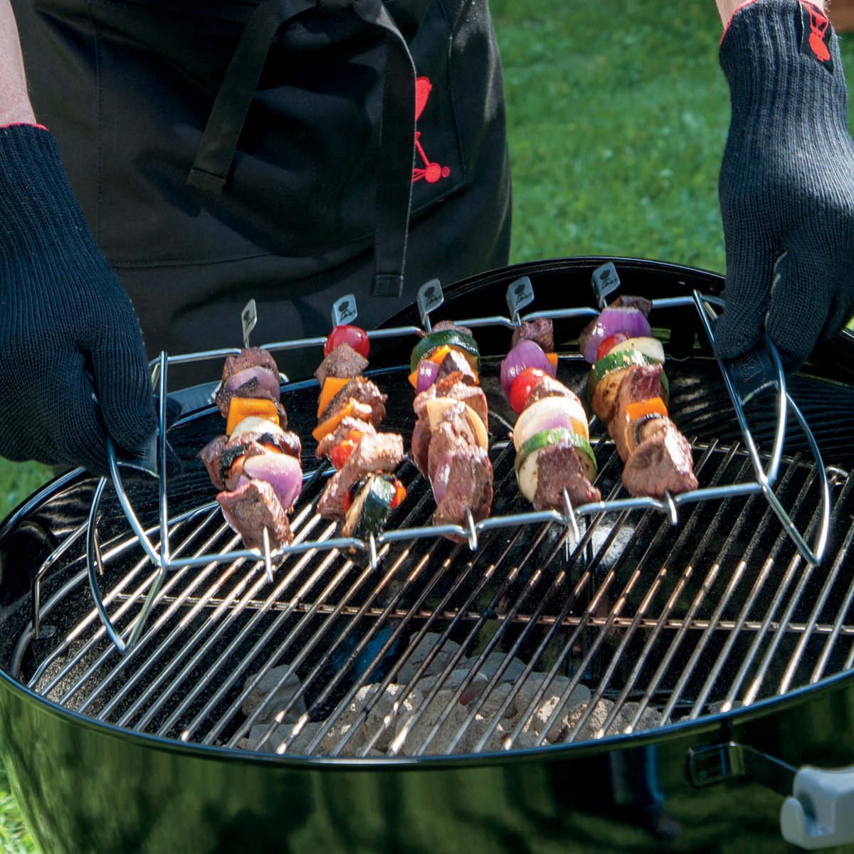 Weber Kabob Set | BBQ Hotplates, Griddles, Racks & Baskets NZ | Weber NZ | Accessories,BBQ Accessories,cooking surface | Outdoor Concepts
