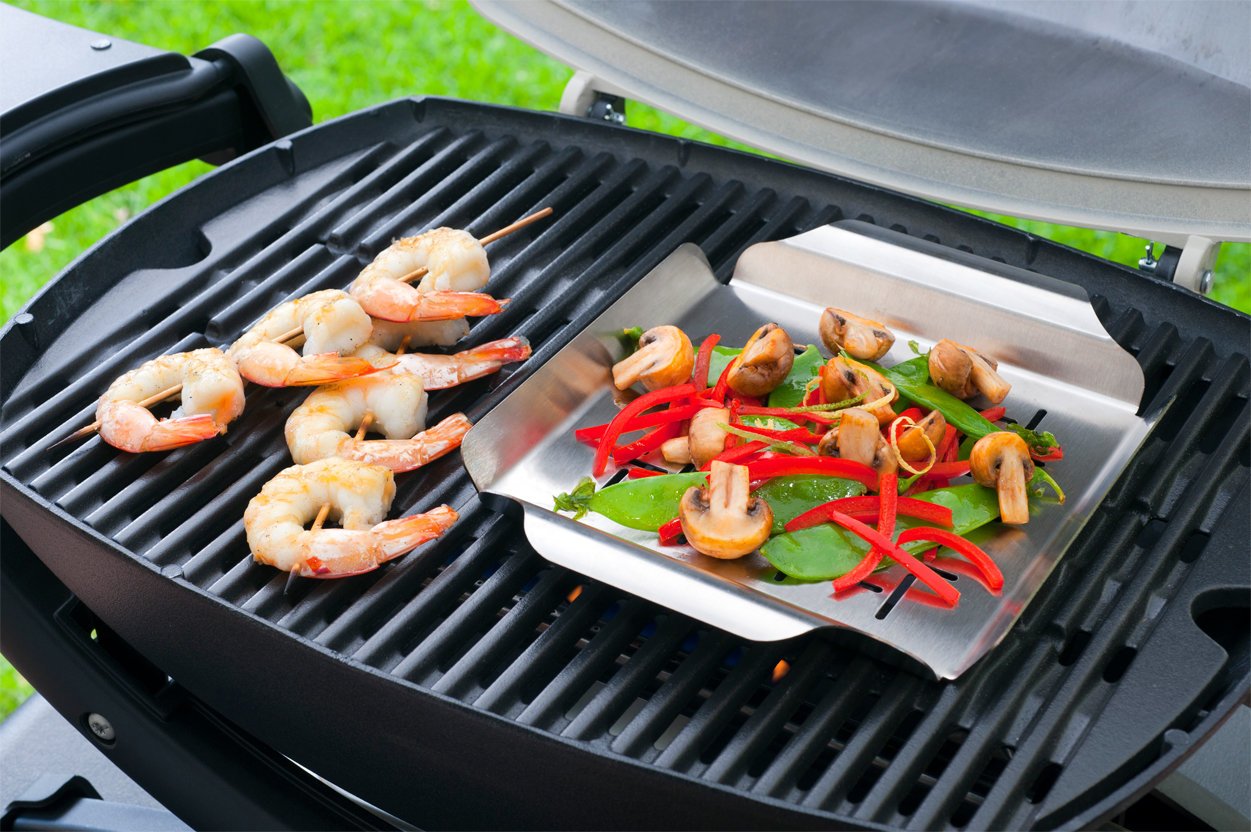 Weber Baby Q Grill Pan | BBQ Skillets & Frying Pans NZ | Weber NZ | Accessories,BBQ Accessories,Cooking surface | Outdoor Concepts