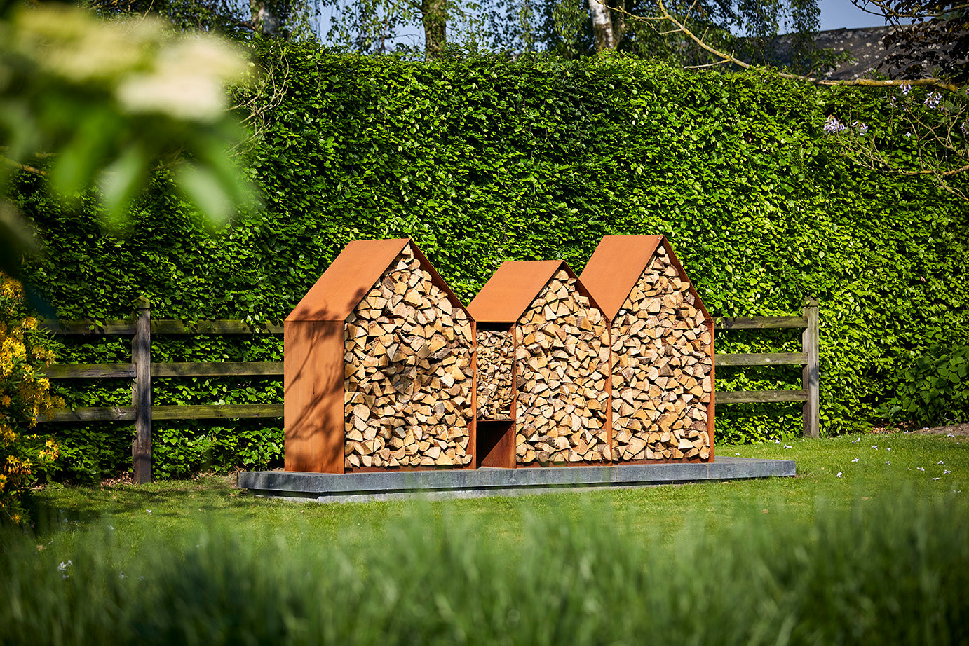 RB73 Wood Storage Bruges | Outdoor Fires NZ | RB73 NZ | Accessories,fireplace accessories | Outdoor Concepts