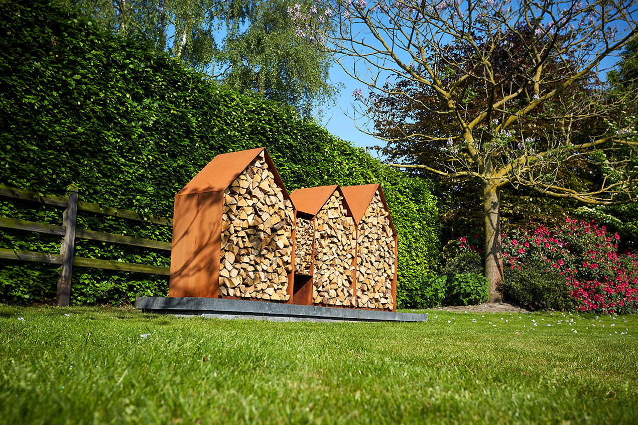 RB73 Wood Storage Bruges | Outdoor Fires NZ | RB73 NZ | Accessories,fireplace accessories | Outdoor Concepts