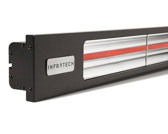 Infratech SL24 2.4kW Heater Black Shadow | Outdoor Heating NZ | Infratech NZ | electric,heater,outdoor,SL-heater,wall mount | Outdoor Concepts