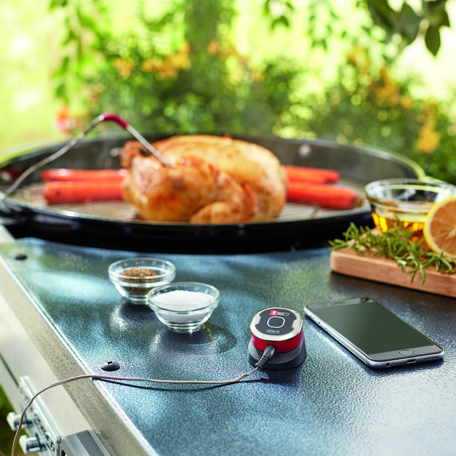 Weber iGrill Mini Bluetooth Thermometer | BBQ Meat Thermometers NZ | Weber NZ | Accessories,BBQ Accessories,Thermometer | Outdoor Concepts
