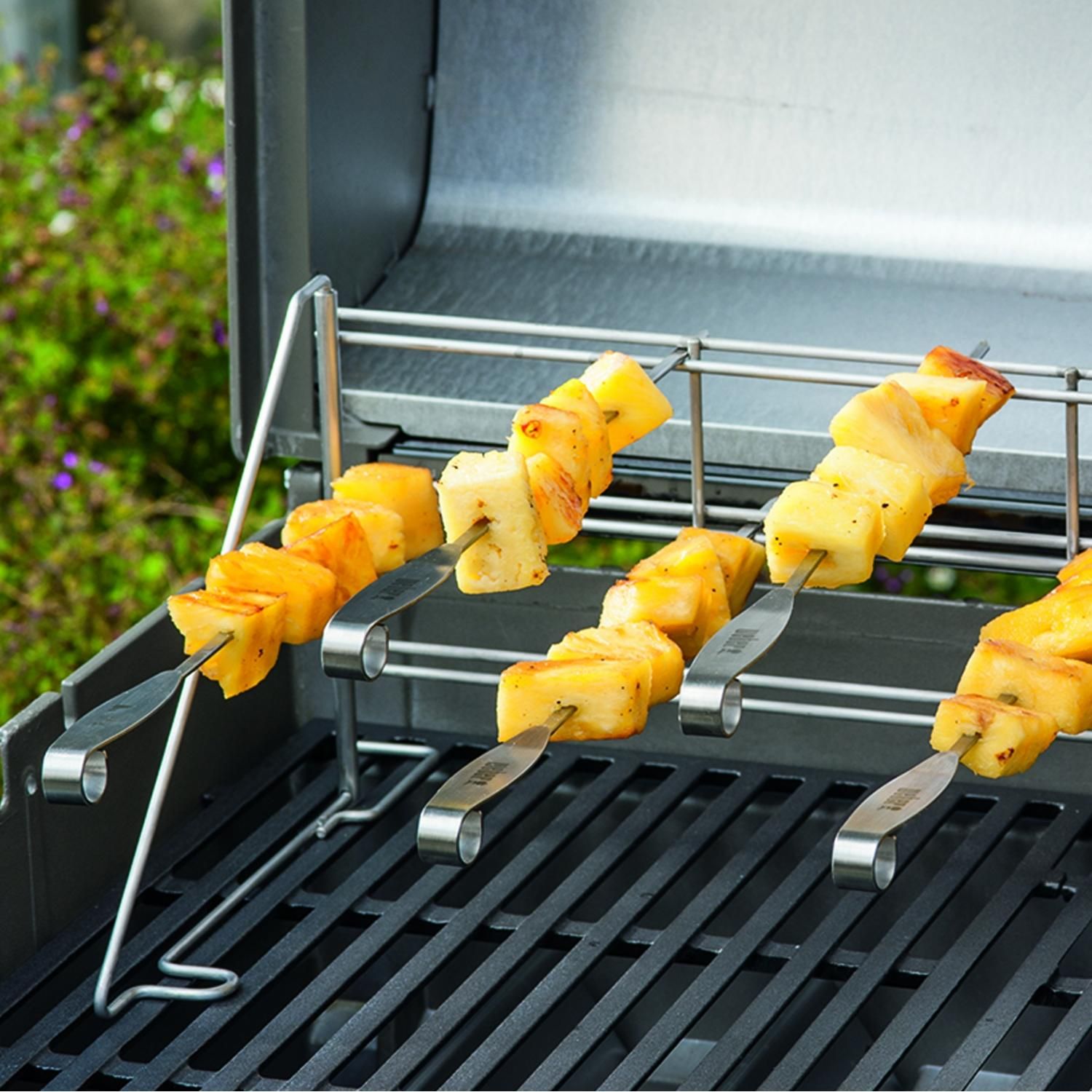 Weber Elevations Skewer Set (Set of 4) | BBQ Food Sticks & Skewers NZ | Weber NZ | Accessories,BBQ Accessories,cooking surface | Outdoor Concepts