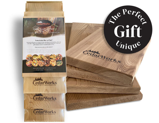 Cedar Grilling Plank Gift Set - 20, 28, 38, 45cm (4 pack) | Cutting Boards NZ | CedarWorks NZ | Accessories,BBQ Accessories,Cutting Board | Outdoor Concepts