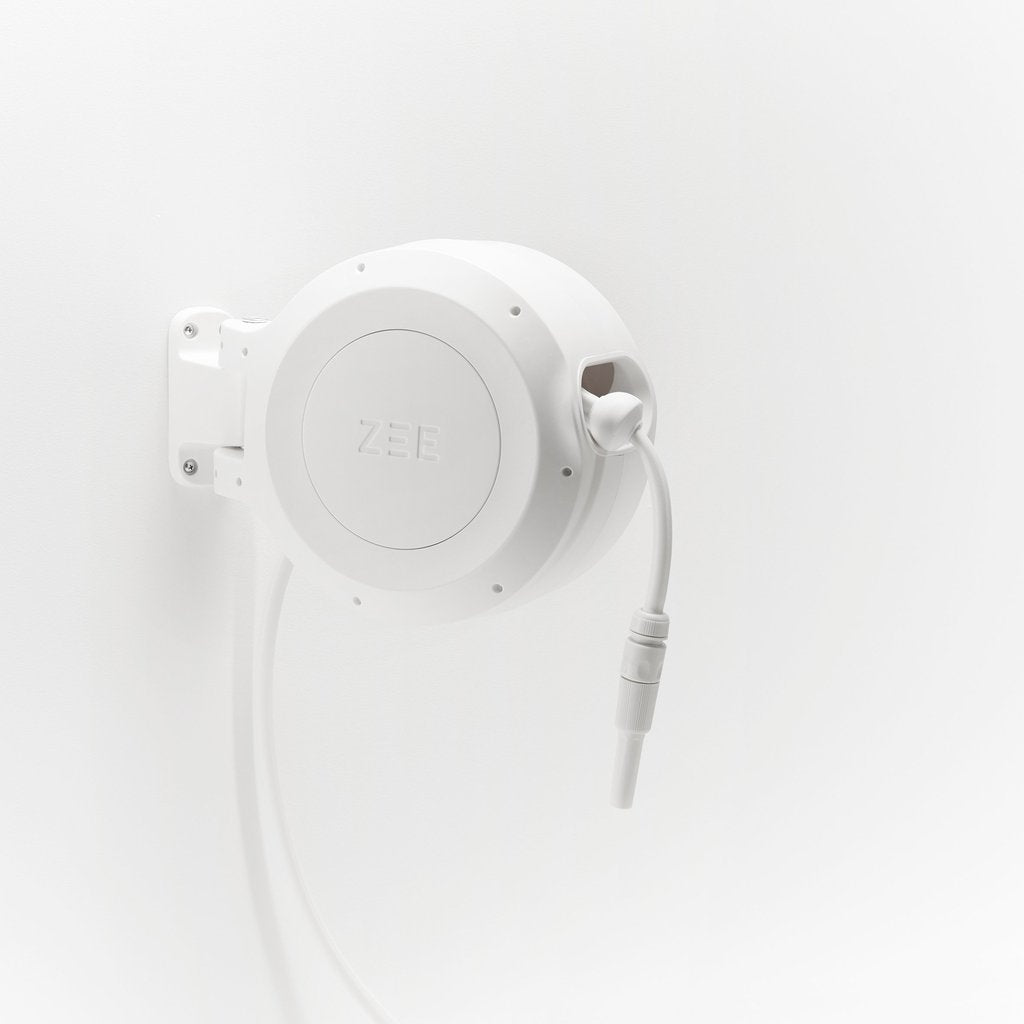 ZEE® Mirtoon Hose Reel 10m White | Garden NZ | Zee Design NZ | Garden | Outdoor Concepts