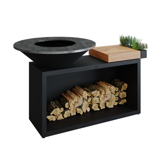 OFYR® Island Black 100 | Outdoor Fires NZ | Ofyr NZ | BBQ,Built-in BBQs,mobile kitchen,Outdoor Kitchen,Wood Fires | Outdoor Concepts