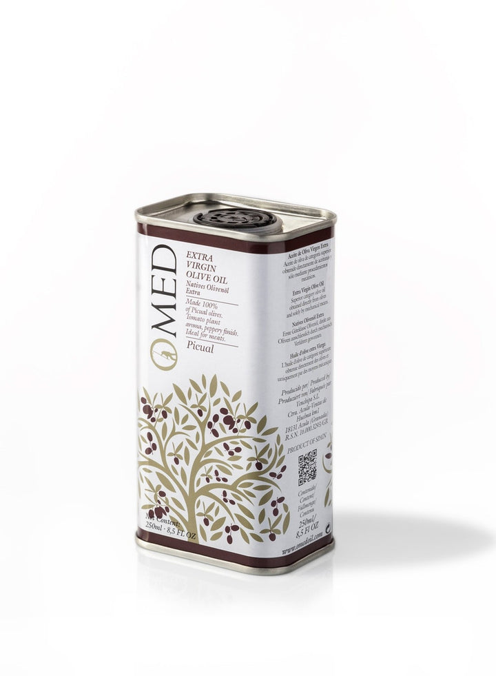 O-Med Spanish Extra Virgin Olive Oil Tin - Picual & Arbequina (250ml) | Olive Oil NZ | O-Med NZ | | Outdoor Concepts