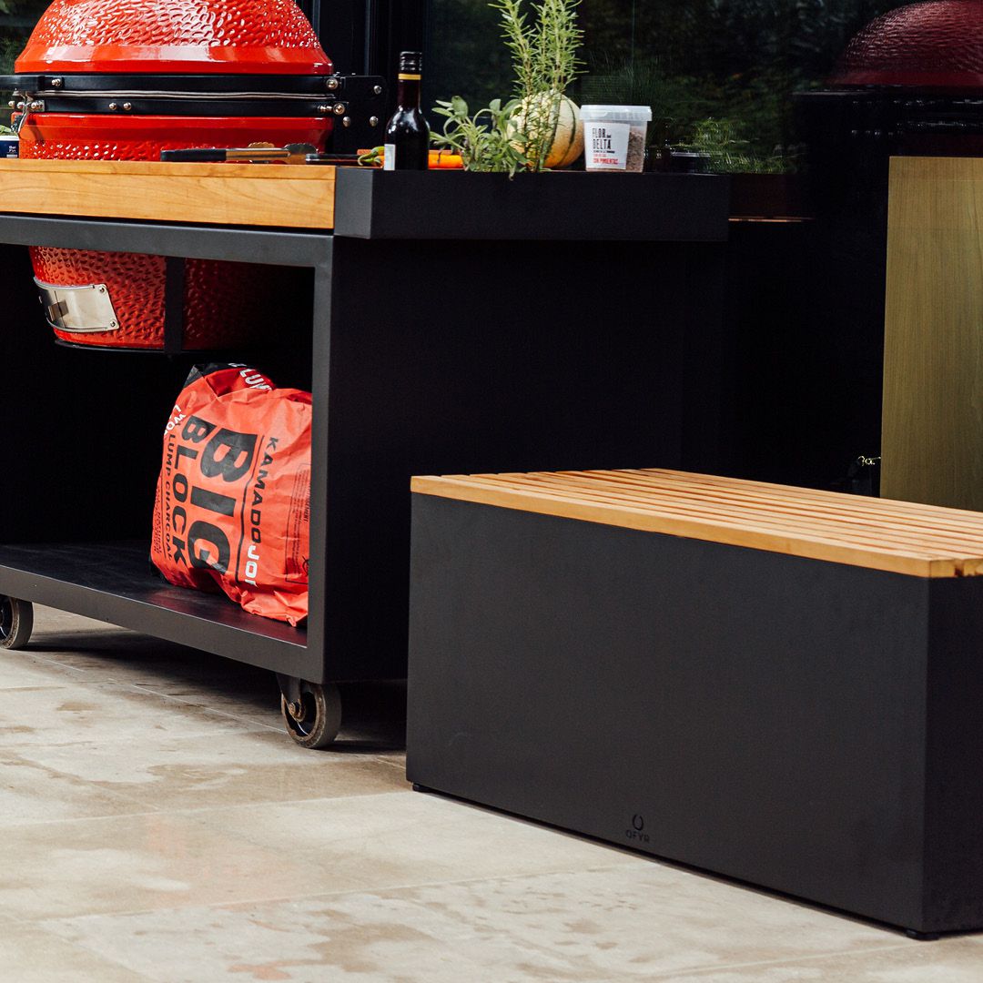 OFYR® Garden Bench Black | Outdoor Fires NZ | Ofyr NZ | Accessories,fireplace accessories | Outdoor Concepts
