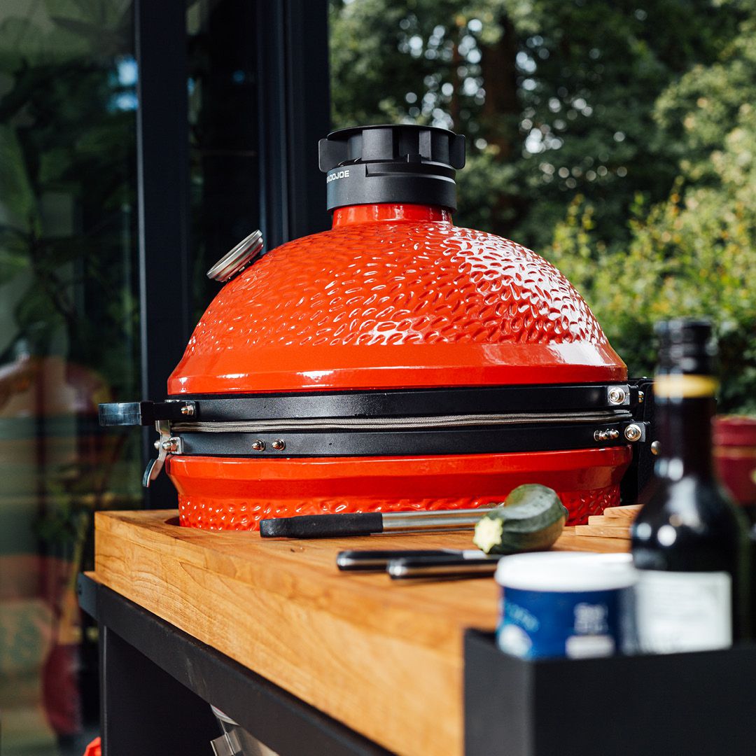 OFYR® Kamado Table Black 135 PRO | BBQ Carts & Tables NZ | Ofyr NZ | Accessories,BBQ,BBQ Accessories,kamado table,Mobile Kitchen,Outdoor Kitchen | Outdoor Concepts