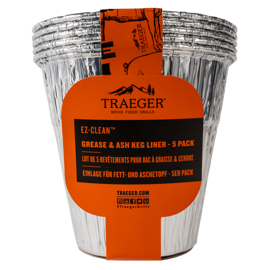 Traeger Grease & Ash Keg Liner 5 Pack | BBQ Accessories NZ | Traeger NZ | Accessories,BBQ Accessories | Outdoor Concepts