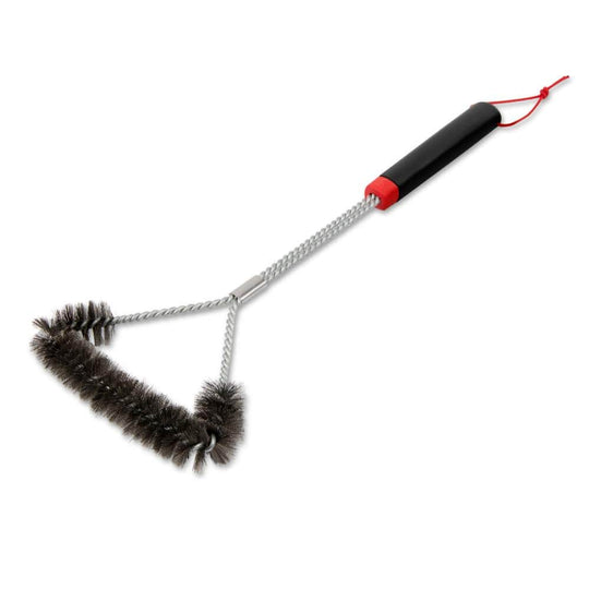 Weber Large 3-Sided Grill Brush | BBQ Oven & Grill Cleaners NZ | Weber NZ | Accessories,BBQ Accessories,cleaning | Outdoor Concepts